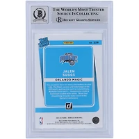 Jalen Suggs Orlando Magic Autographié 2021-22 Panini Donruss Classé Rookie Green Laser #229 Beckett Fanatics Witnessed Authenticated 10 Rookie Card