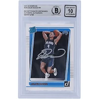 Jalen Suggs Orlando Magic Autographed 2021-22 Panini Donruss Rated Rookie #229 Beckett Fanatics Witnessed Authenticated Rookie Card