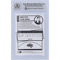 Jalen Suggs Orlando Magic Autographié 2021-22 Panini NBA Hoops #210 Beckett Fanatics A Été Témoin Authentifié 10 Rookie Card avec l'inscription "Go Magic"