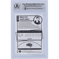 Jalen Suggs Orlando Magic Autographié 2021-22 Panini NBA Hoops #210 Beckett Fanatics Witnessed Authenticated 10 Rookie Card
