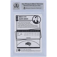 Jalen Suggs Orlando Magic Autographié 2021-22 Panini NBA Hoops Winter Variation #210 Beckett Fanatics Witnessed Authenticated 10 Rookie Card