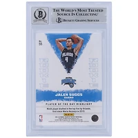 Jalen Suggs Orlando Magic Autographed 2021-22 Panini Player of the Day #55 Beckett Fanatics Witnessed Authenticated 10 Rookie Card