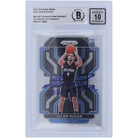 Jalen Suggs Orlando Magic Autographié 2021-22 Panini Prizm #314 Beckett Fanatics Witnessed Authenticated 10 Rookie Card avec l'inscription "2021 #5 Pick"