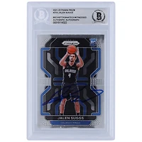 Jalen Suggs Orlando Magic Autographié 2021-22 Panini Prizm #314 Beckett Fanatics Witnessed Rookie Card Authentifié