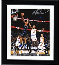 Jalen Suggs Orlando Magic Autographed 8'' x 10'' Black Jersey Layup Photograph