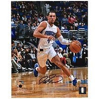 Jalen Suggs Orlando Magic Autographed 8'' x 10'' White Jersey Dribbling Photograph