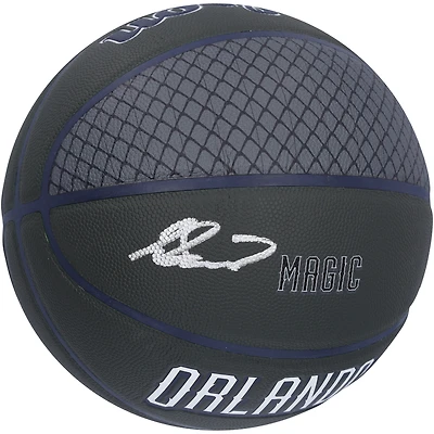 Jalen Suggs Orlando Magic Autographed Black 2022-2023 Edition Wilson City Collector Basketball