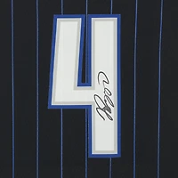 Maillot Nike Swingman 2021 noir autographié par Jalen Suggs des Orlando Magic