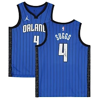 Jalen Suggs Orlando Magic Autographed Blue Jordan Statement Edition Swingman Jersey