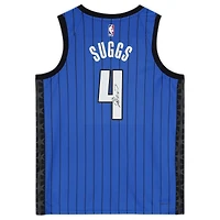 Jalen Suggs Orlando Magic Autographed Blue Jordan Statement Edition Swingman Jersey