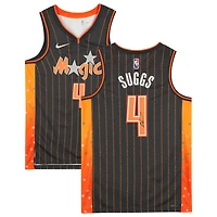Maillot Nike Mixtape Swingman 2021-22 autographié par Jalen Suggs des Orlando Magic
