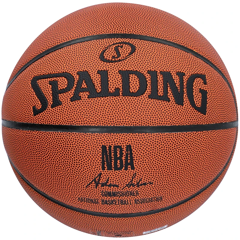 Ballon de basket-ball blanc Spalding autographié par Jalen Suggs des Orlando Magic