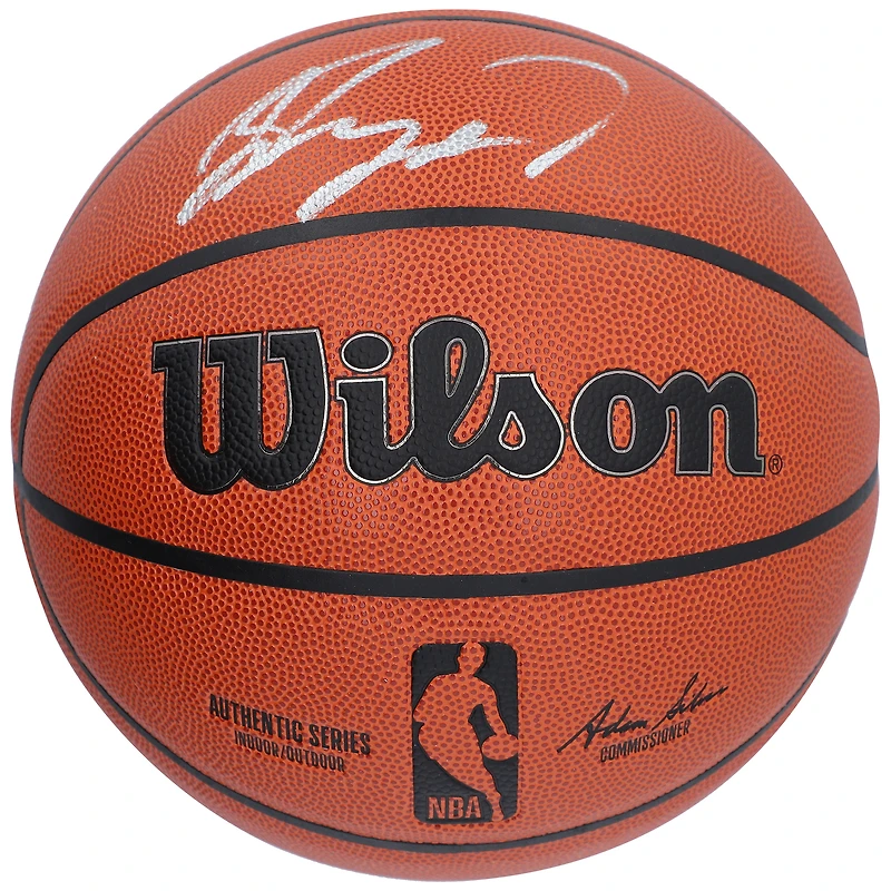 Ballon de basket-ball d'intérieur/extérieur Wilson Authentic Series autographié par Jalen Suggs Orlando Magic