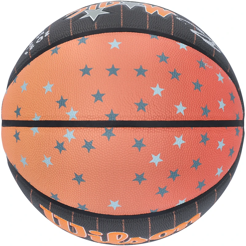 Ballon de basket-ball de collection Wilson City Edition autographié par Jalen Suggs Orlando Magic avec inscription « 2021 #5 Pick »