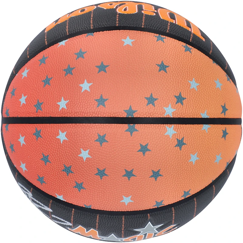 Ballon de basket-ball de collection dédicacé par Jalen Suggs Orlando Magic Wilson City Edition