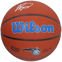 Jalen Suggs Orlando Magic Autographed Wilson Team Logo Basketball