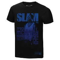 T-shirt noir dégradé Tracy McGrady Orlando Magic SLAM pour homme de Mitchell & Ness