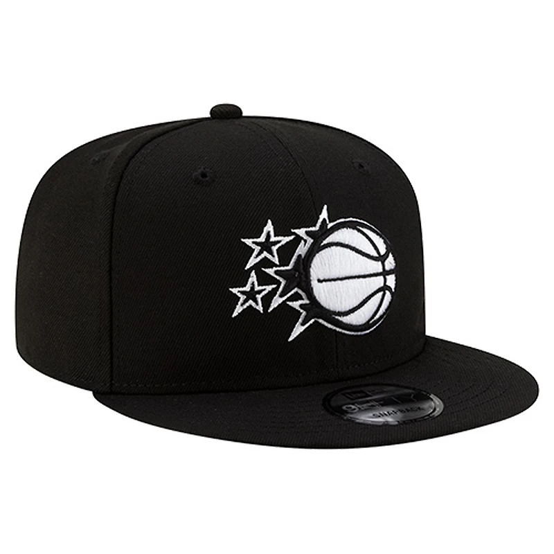 Men's New Era  Black Orlando Magic 9FIFTY Snapback Hat