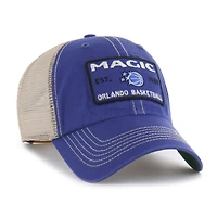 Casquette ajustable Orlando Magic Wabash Patch Clean Up bleu/beige '47 pour homme