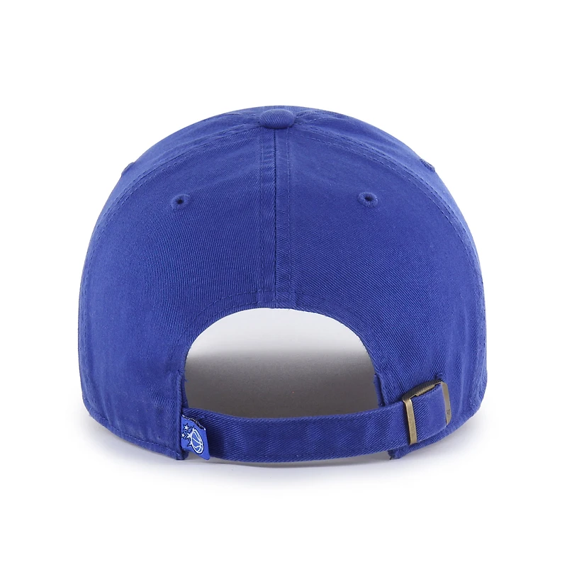 Casquette ajustable Orlando Magic Core Logo Clean Up bleue pour homme