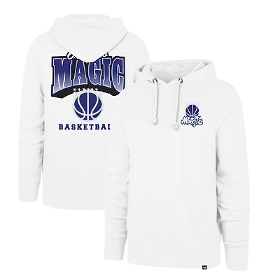 Men's '47 White Orlando Magic 2025/26 City Edition Jab Step Headline Hoodie