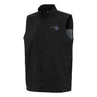 Men's Antigua  Black Orlando Magic Brisk Full-Zip Vest