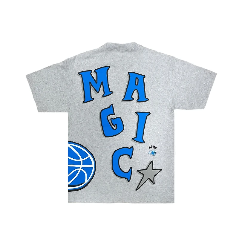 Men's b2Ss Gray Orlando Magic Big T-Shirt