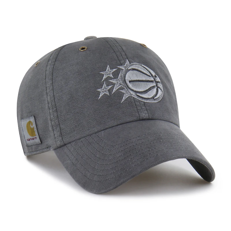 Men's Carhartt x '47 Charcoal Orlando Magic Clean Up Adjustable Hat
