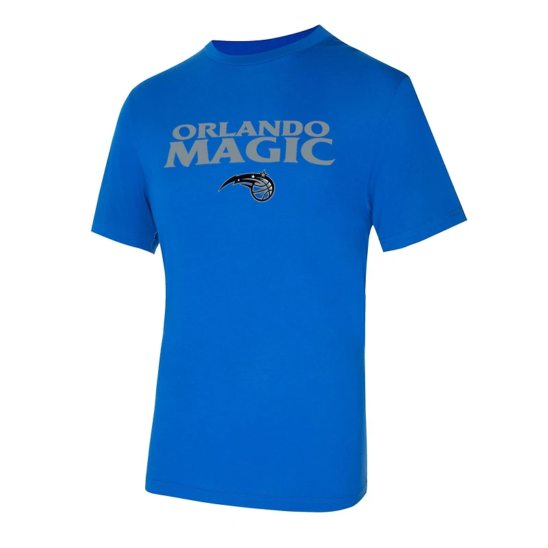 Ensemble t-shirt et pantalon en flanelle Avondale Orlando Magic bleu/noir pour homme Concepts Sport