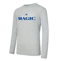 Ensemble t-shirt à manches longues et pantalon carreaux pour homme Concepts Sport Royal/Heather Gray Orlando Magic Regulate