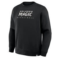 Men's Fanatics Black Orlando Magic Crossover Collection Defensive Rotation Drill Premium Pullover Sweatshirt