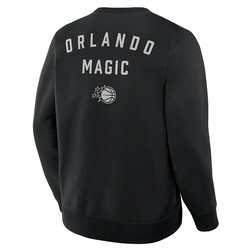 Sweat-shirt premium Fanatics Black Orlando Magic Crossover Collection pour homme, avec rotation défensive.