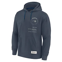Sweat à capuche Premium Fanatics bleu Orlando Magic Future Ground Info Elements pour homme