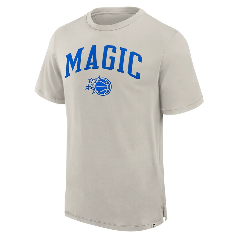 T-shirt premium Fanatics Cream Orlando Magic Crossover Collection Pull Up Jumper Shot pour homme