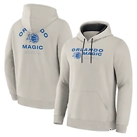 Sweat à capuche premium blanc cassé Orlando Magic Crossover Collection Blocked Shot pour homme