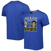 T-shirt à trois mélanges pour homme Hommage Franz Wagner & Paolo Banchero Orlando Magic NBA Jam bleu