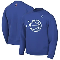 Men's Jordan Brand Blue Orlando Magic Statement Edition Sweatshirt