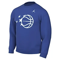 Sweat-shirt Jordan Brand bleu Orlando Magic Statement Edition pour homme