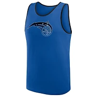 Débardeur bleu athlétique avec logo Orlando Magic pour homme, succès inégalé