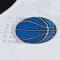 Men's Mitchell & Ness  Black Orlando Magic Hardwood Classics Head Coach Lightweight Satin Full-Snap Jacket