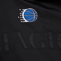 Men's Mitchell & Ness Black Orlando Magic Hardwood Classics Team OG 3.0 Lightweight Satin Full-Snap Jacket