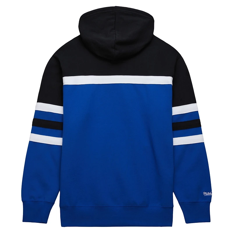 Men's Mitchell & Ness Blue/Black Orlando Magic Head Coach Pullover Hoodie