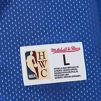 Maillot d'entraînement réversible en maille bleu/blanc Orlando Magic Hardwood Classics Mitchell & Ness pour homme
