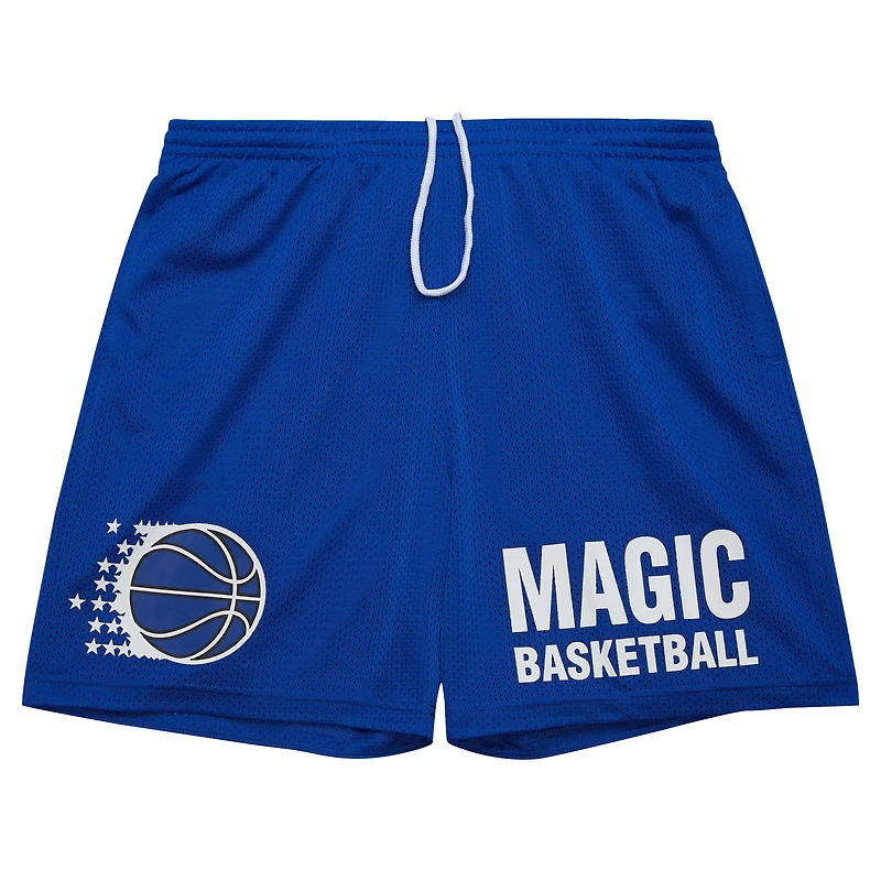 Short en maille bleu Hardwood Classics Orlando Magic de Mitchell & Ness pour homme
