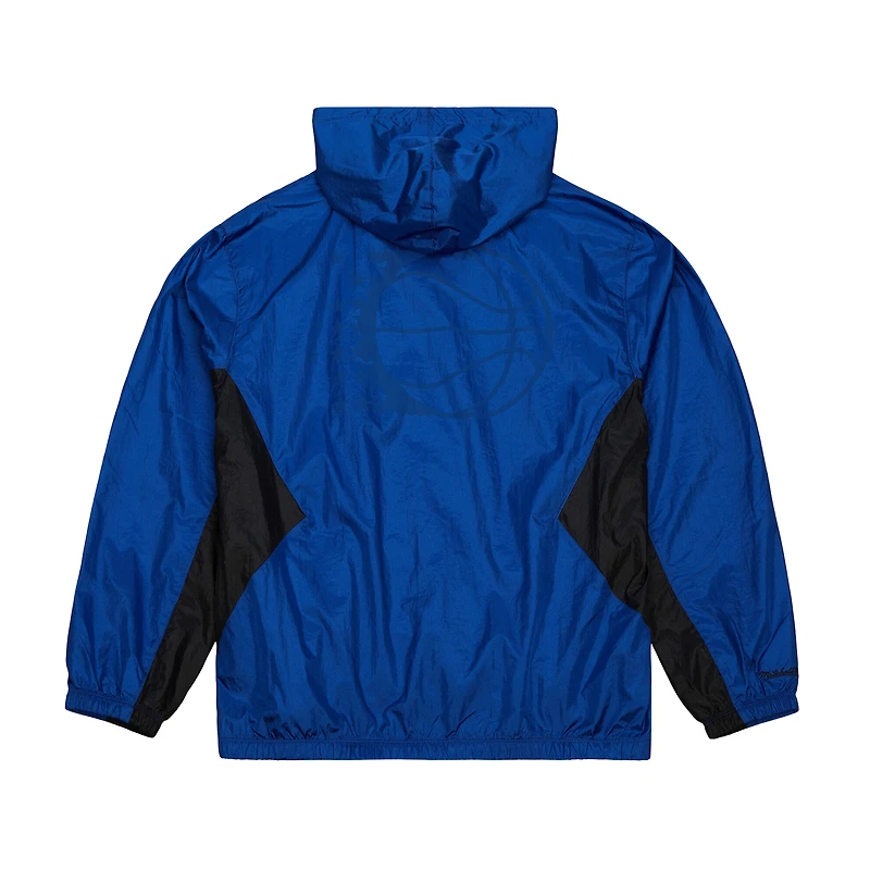 Veste coupe-vent à capuche entièrement zippée pour homme Mitchell & Ness Orlando Magic bleue