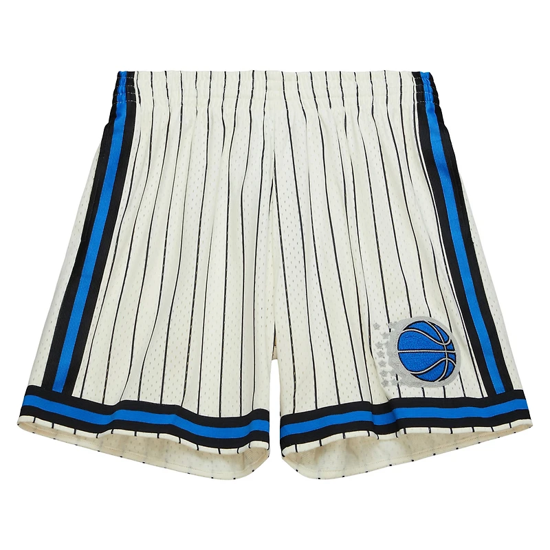 Mitchell & Ness Short Orlando Magic Swingman crème pour homme