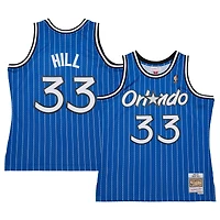 Maillot Mitchell & Ness Grant Hill bleu pour homme Orlando Magic 2004/05 Hardwood Classics Swingman