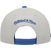 Men's Mitchell & Ness  Gray/Blue Orlando Magic Hardwood Classics Essentials 2.0 Snapback Hat