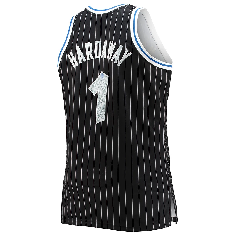 Men's Mitchell & Ness Penny Hardaway Black Orlando Magic Big Tall 1994/95 NBA 75th Anniversary Diamond Swingman Jersey