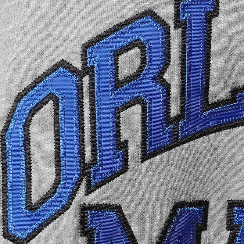 Mitchell & Ness Penny Hardaway Heathered Grey Orlando Magic Big Tall Name Number Pull à capuche pour hommes